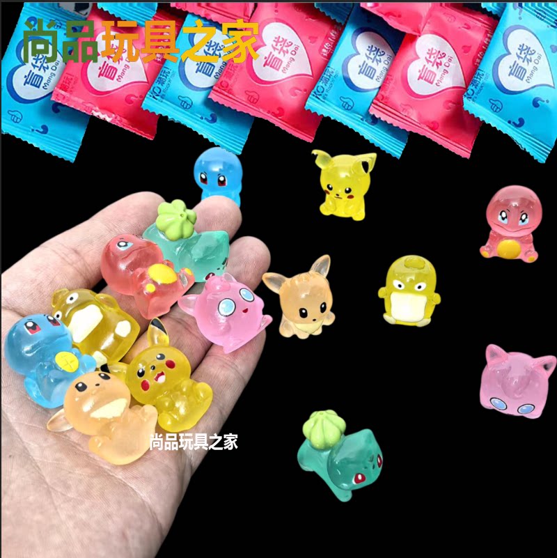 卡通神奇宝贝公仔独立盲袋桌面工位治愈车载解压皮卡丘玩偶小摆件图片