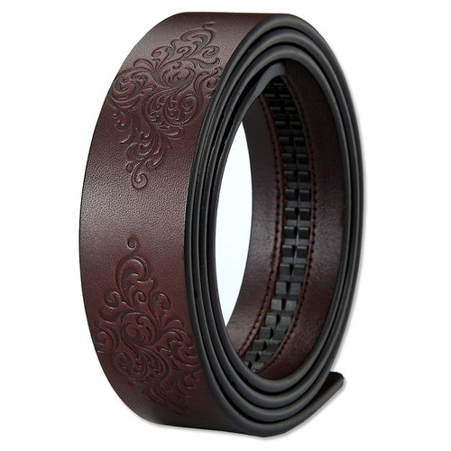 不带头皮带男真皮头层腰带无扣