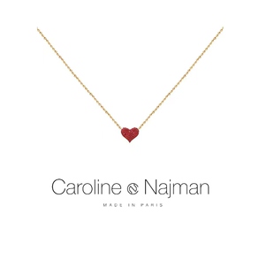 法国Caroline Najman超闪爱心项链女小众百搭锁骨链情人节礼物