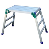 厂家宏大铝梯新款 修工作平台便携梯 功夫马凳家用铝合金洗车装