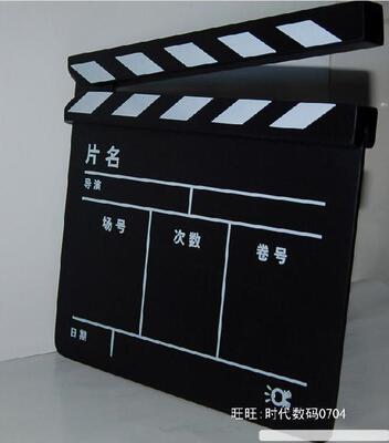 中文场记板 (小板) 规格:17.5x20cm 有点瑕疵儿童影楼摄影道具