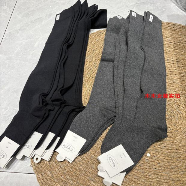 高密度纯色显瘦过膝盖压力袜子女秋冬短裙好搭档中高筒打底袜百搭