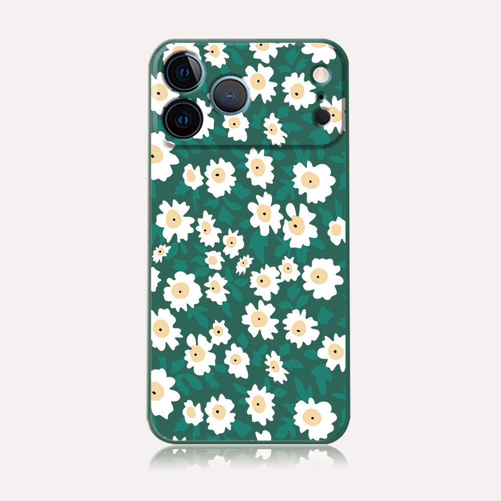 清新花朵iPhone17air手机壳16软硅胶磨砂浮雕苹果15Promax/14Plus13/12/11小米华为Pura/vivo荣耀OPPO防摔