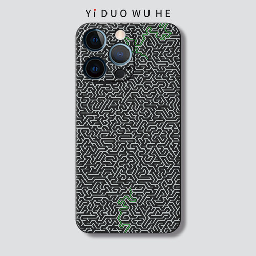 18一朶午荷适用苹果16/17promax手机壳iphone14plus磨砂13pro保护套12mini防摔SE2格纹/15/11