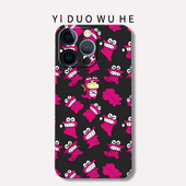 15plus 17air 16promax苹果X手机壳iPhone8软硅胶7plus卡通12可爱萌6s磨砂XR11pro