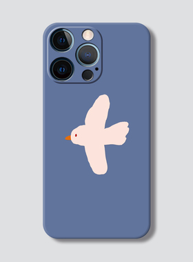 一朶午荷16适用iphone12promax手机壳13苹果mini硅胶8plus软壳x简笔11磨砂14/15Pro