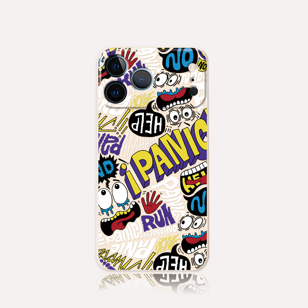 iphone13手机壳卡通恶搞磨砂全包