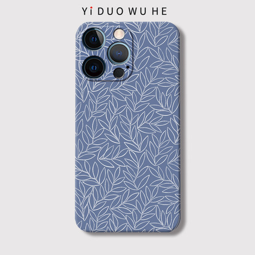 18一朶午荷iPhone16plus/17air手机壳12Promax苹果xr简约欧美13磨砂se2全包11潮xs/15