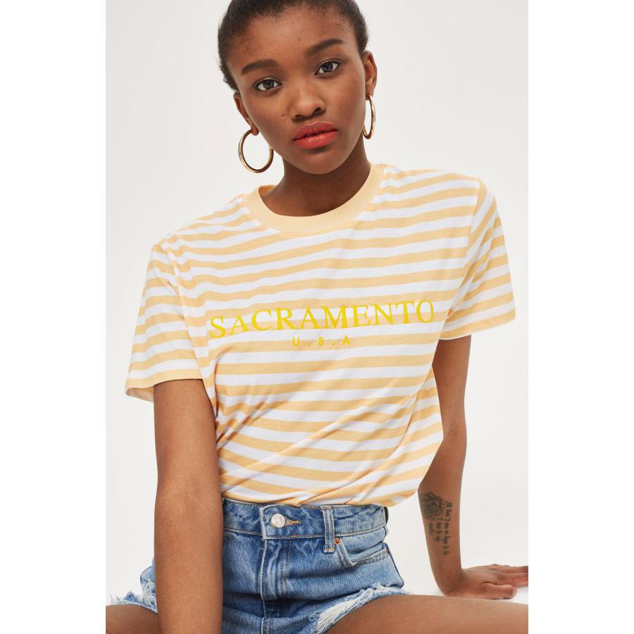 大米可英國代購 TOPSHOP ‘Sacramento’ 【嬌小版】條紋T 恤