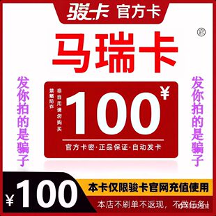马瑞卡100  马瑞电子卡100元 骏网游戏点卡【自动发货-售出不退】