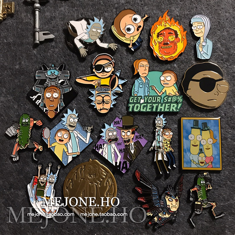 rickand瑞克莫蒂进口收藏版徽章