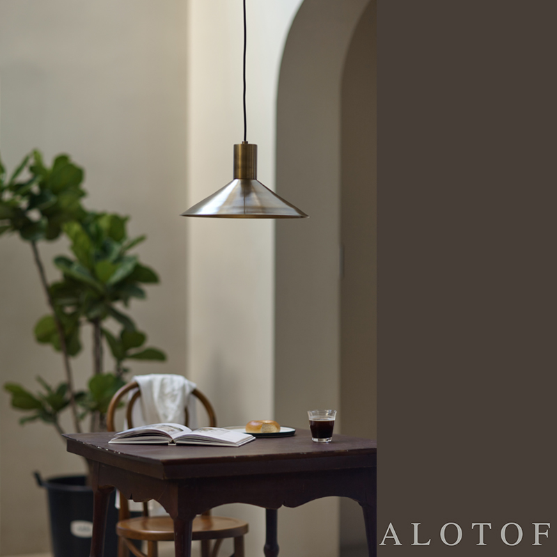 黄铜时代/ALOTOF  进口手工做旧复古吊灯 餐桌灯 吧台灯