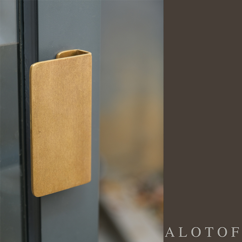 原创黄铜北欧门拉手alotof
