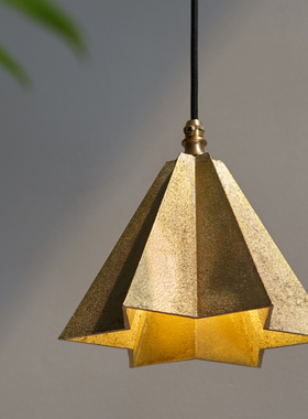 ALOTOF  Falling Star流星几何灯 全铜铸造吊灯 北欧风格