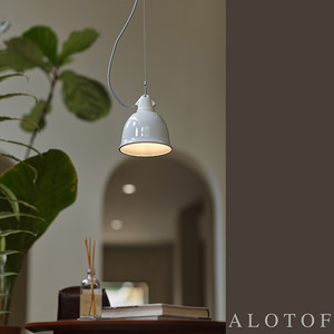 alotof餐厅搪瓷北欧复古小吊灯