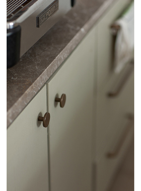 黄铜时代ALOTOF 原创黄铜复古北欧柜门拉手