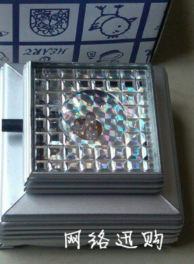 led电子灯座水晶发光玻璃佛像