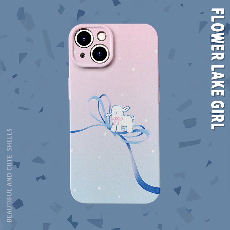 安卓iPhone菲林蝴蝶结小羊手机壳