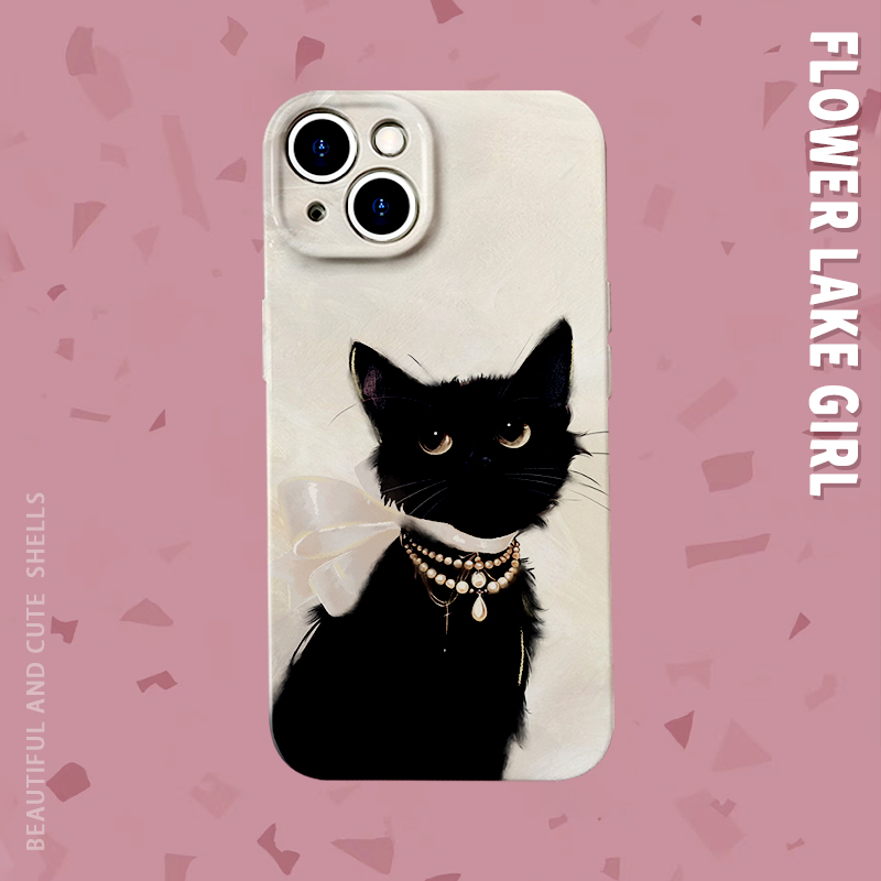 安卓iPhone菲林富贵猫咪手机壳