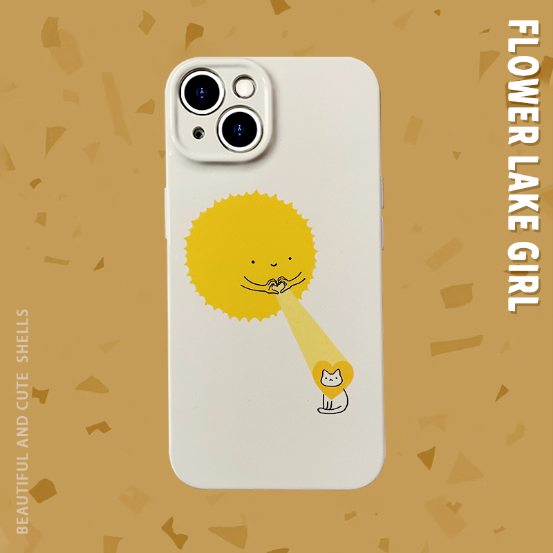 安卓iPhone菲林太阳猫咪手机壳