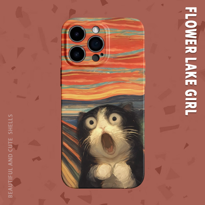 【真的很难不爱】呐喊猫咪手机壳