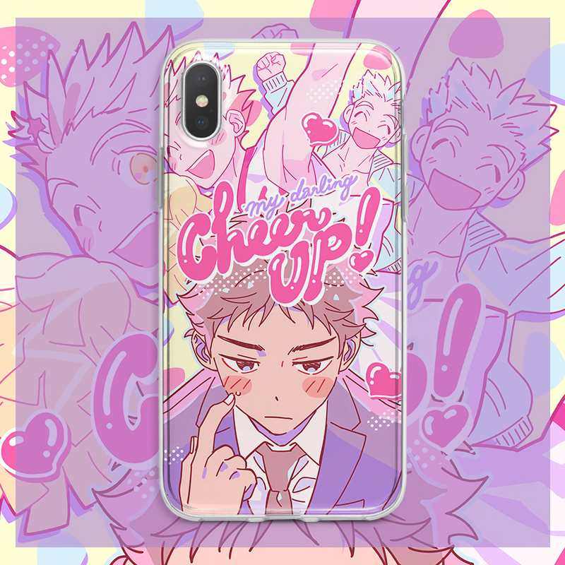 日系二次元加油少年手机壳漫画适用苹果14华为p40oppo小米vivox30