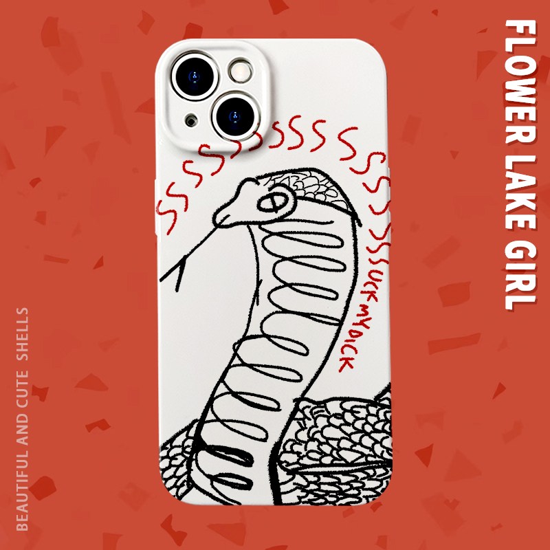 安卓iphone菲林线条蛇手机壳