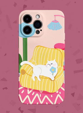 【散发魅力】少女妩媚猫咪适用iPhone16/15promax手机壳华为pura70小米15/13畅享70vivoS20软iqooneo10苹果13