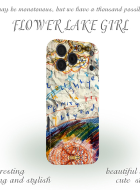 【艺术狂想】杂乱色彩涂鸦适用iPhone16/15promax手机壳华为mate60软OPPOreon12vivoS20苹果14一加ACE3小米15