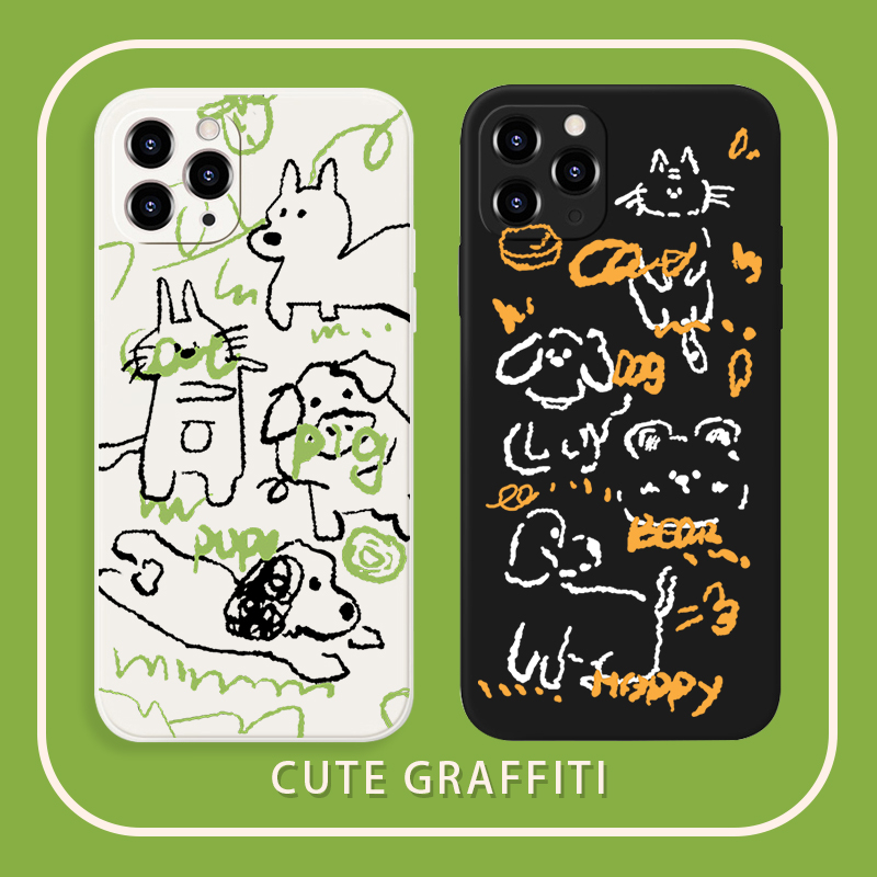 苹果安卓硅胶情侣热闹一家~