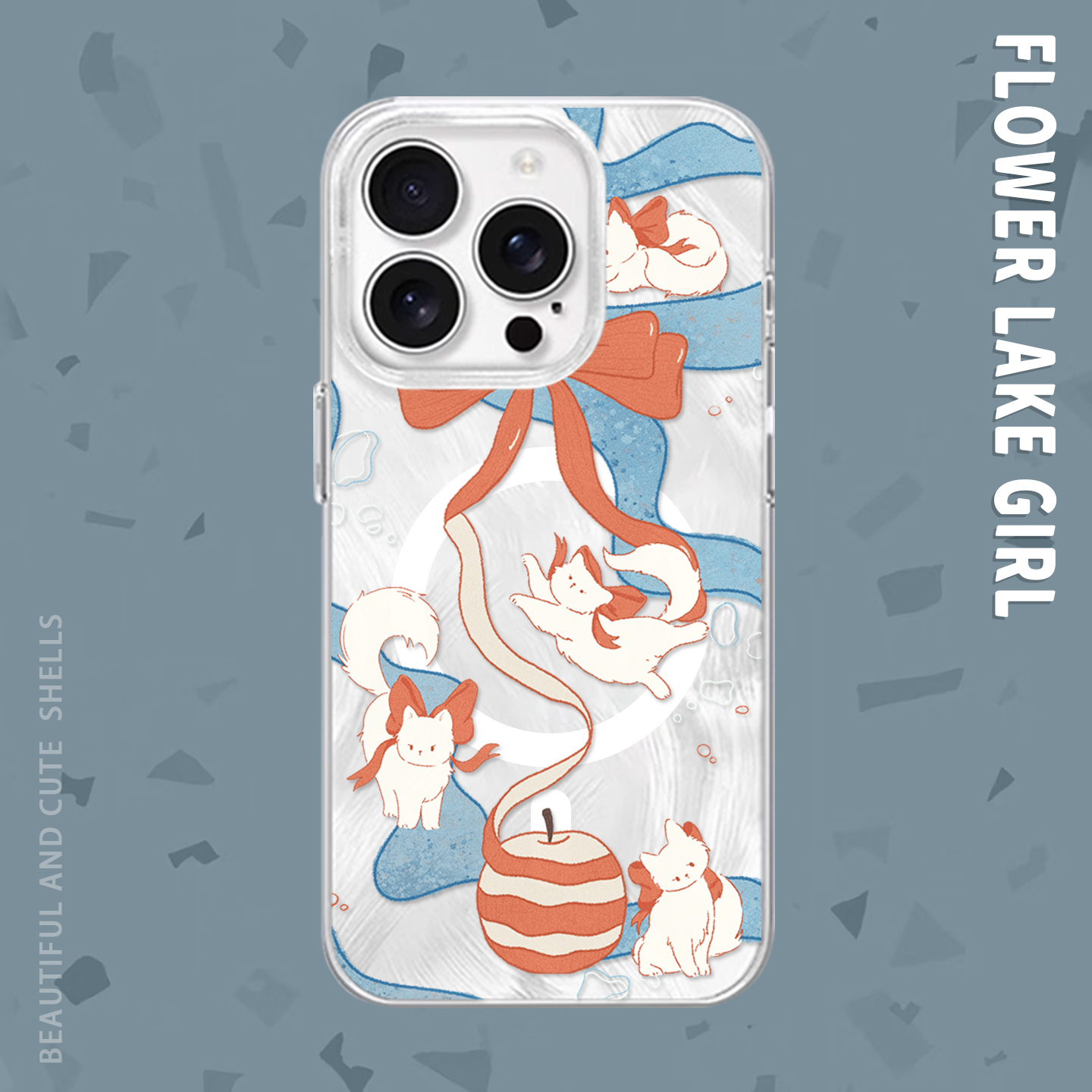 安卓iPhone羽纱苹果猫咪手机壳