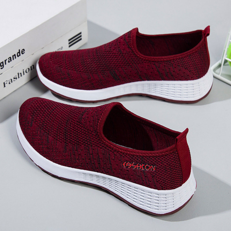 老北京布鞋女夏季透气轻便一脚蹬妈妈鞋防滑平底女单鞋妈妈款,女鞋,老爹鞋,淘宝优惠券,粉丝福利购,淘宝优惠卷