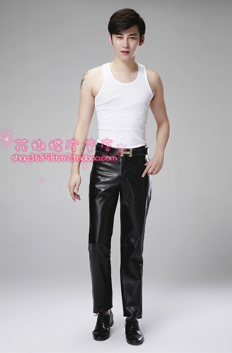 Pantalon cuir homme en vrac pour jeunesse pour hiver - Ref 1491213 Image 3