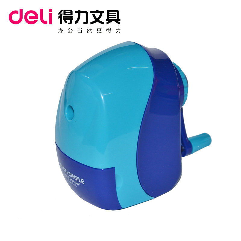 델리 0519 연필깎이 유선형 연필깎이 귀여운 연필깎이 학생 문구 사무용품