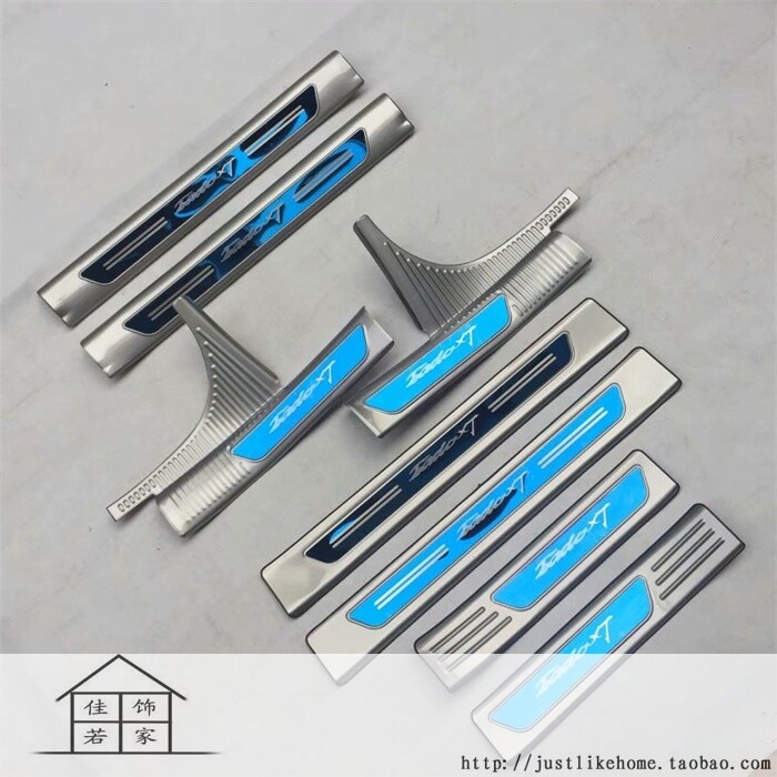 18款逸动XT 专用不锈钢拉丝加长上下门槛条 内外门坎防擦迎宾踏板