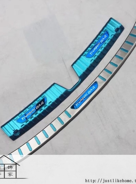 18-21款传祺GA4/PLUS 专用不锈钢内外后护板尾箱门槛条后杠踏板贴