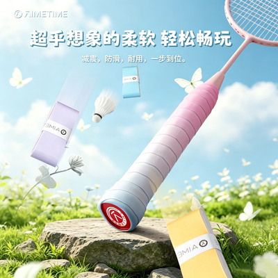 渐变羽毛球手胶防滑吸汗带