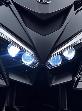 适用于光阳ST250大灯总成改装LED透镜激光矩阵模组CK250T-16车灯