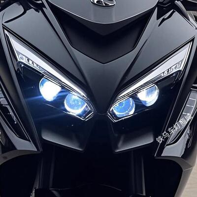 改装升级ST250LED透镜矩阵大灯