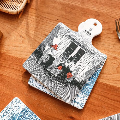 姆明隔热耐高温带手柄锅垫套装