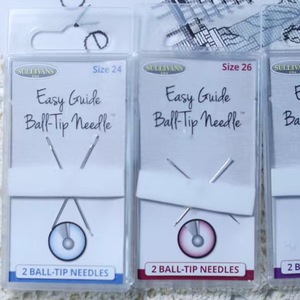 德国进口圆头十字绣针 刺绣工具 24号26号 Ball-Tip 2枚一盒