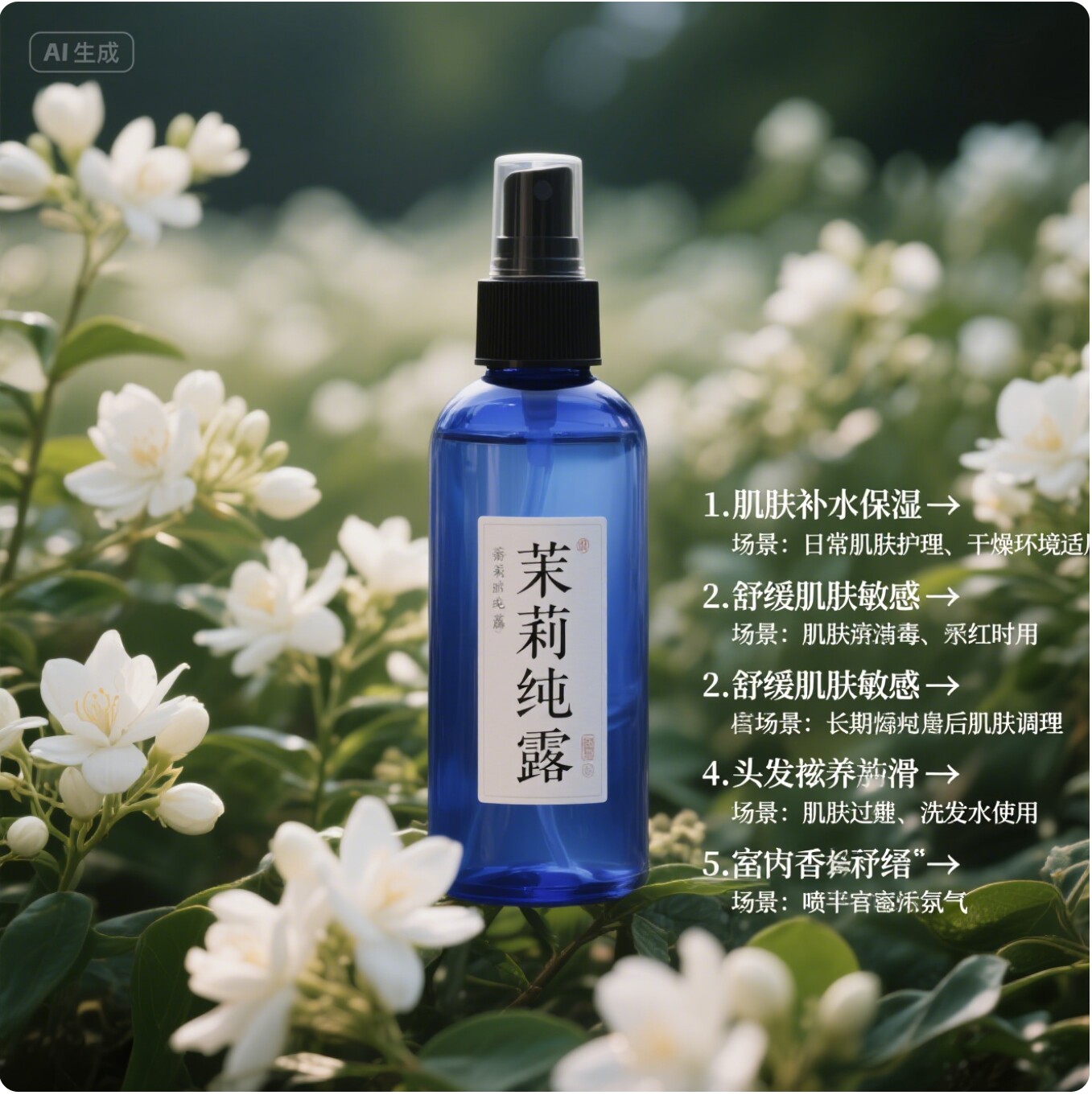 控油抗衰玫瑰纯露化妆水精油