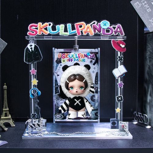 SKULLPANDA不想不想毛绒展示盲盒