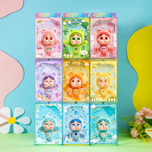 CRYBABY哭娃爱心熊展示收纳盲盒