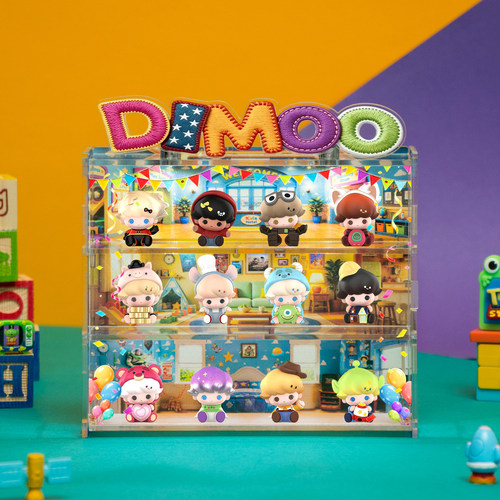 DIMOO玩具总动员萌粒盲盒展示盒