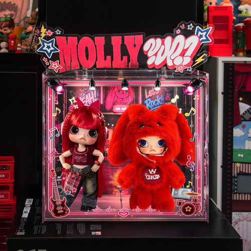 宋雨琦联名MOLLYYUQI盲盒展示盒