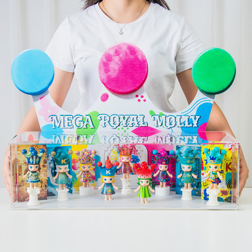ROYALMOLLY100%周年盲盒展示盒