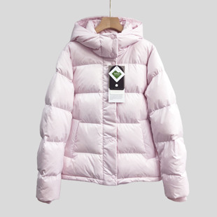 MunchLanT2025云朵泡芙 收腰 可拆卸帽 五格羽绒服女长袖外套