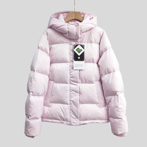 MunchLanT2025云朵泡芙 收腰 可拆卸帽 五格羽绒服女长袖外套