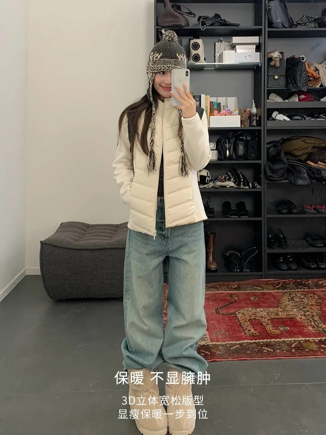 mm要吃巧克力羽绒服女2025羽绒服